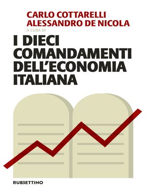 cover image of I dieci comandamenti dell'economia italiana